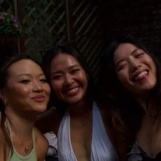 Guests at a birthday party